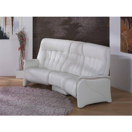 Himolla Rhine Trapezoidal Sofa with Cumuly Function + Rack Tiltable Middle Back
