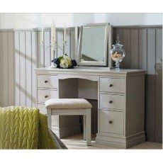 Alyssa Dressing Table with Mirror - Painted Top
