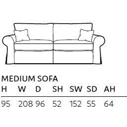 Collins & Hayes Lavinia Medium Sofa