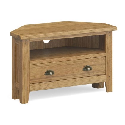 Barnwell Corner TV Unit with Drawer