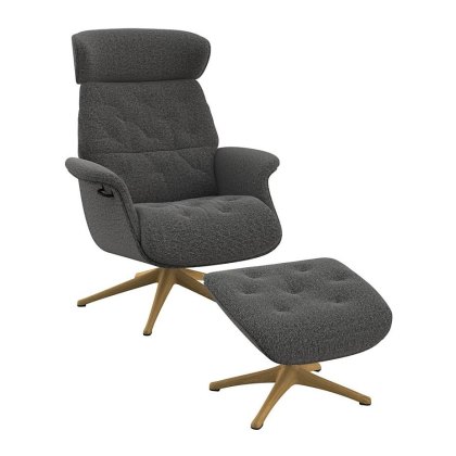 Volden Relax Chair with Separate Footrest