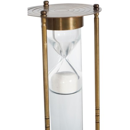 Antique Brass Sand Timer Large