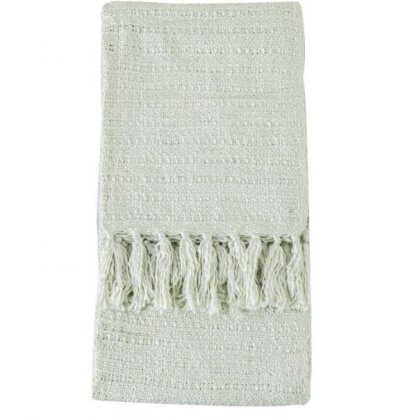 Textured Throw Green