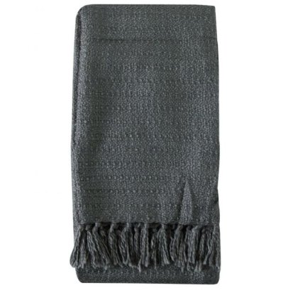Textured Throw Grey