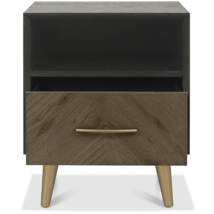 Lisbon 1 Drawer Bedside Table