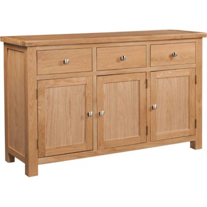 Dallow Oak 3 Door Sideboard