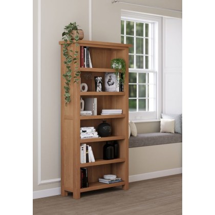 Dallow Oak 6 Bookcase