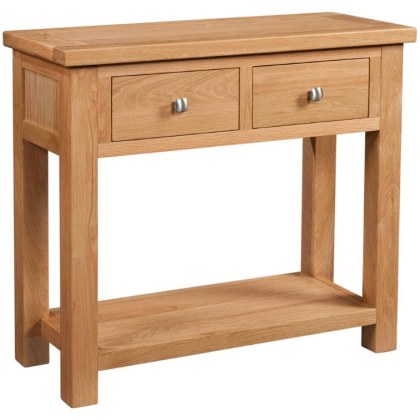 Dallow Oak 2 Door Console Table Dallow Oak 2 Door Console Table