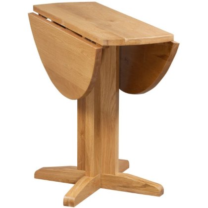 Dallow Round Drop Leaf Dining Table