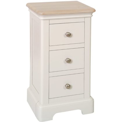 Lingwood Painted 3 Drawer Compact Bedside Lingwood Painted 3 Drawer Compact Bedside