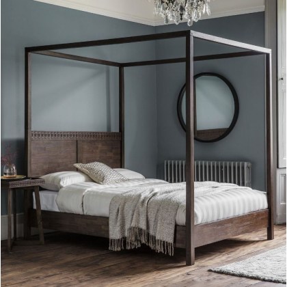 Boho Retreat 4 Poster Bed Frame King Size