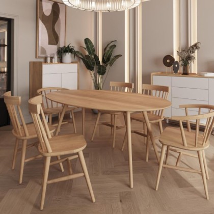 Como 1.8m Oval Dining Table