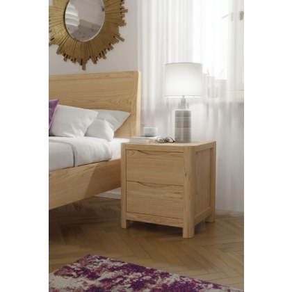Stockholm 2 Drawer Bedside