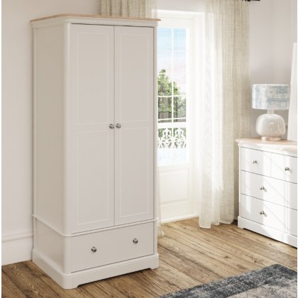 Hill & Hunter Chartwell 2 Door 1 Drawer Wardrobe