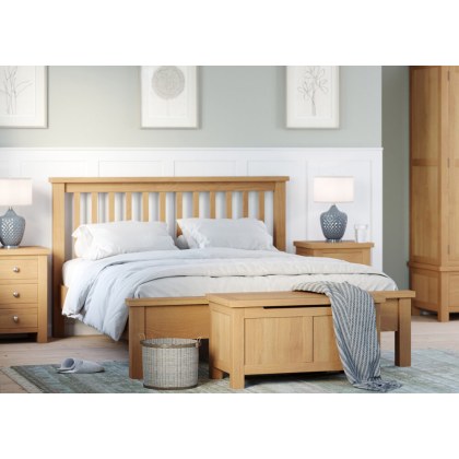 Dallow Oak Single Bedframe