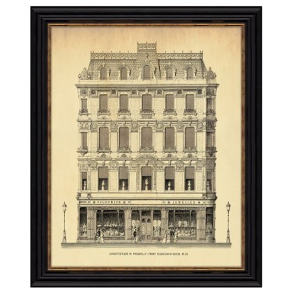 Vintage Illustration Piccadilly Vintage Illustration Piccadilly