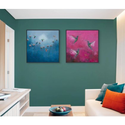 La Vie Est Belle Framed Canvas