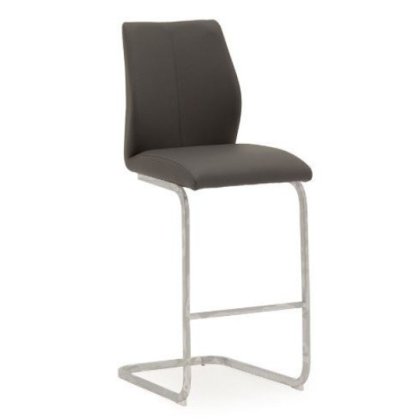 Bari Carter Bar Chair - Taupe