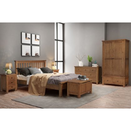 Dallow rustic blanket box