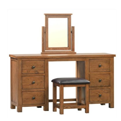 Dallow Rustic Single Vanity Mirror