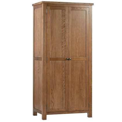 Dallow Rustic All Hanging Double Wardrobe