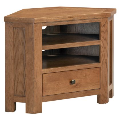 Dallow Rustic Corner TV Unit