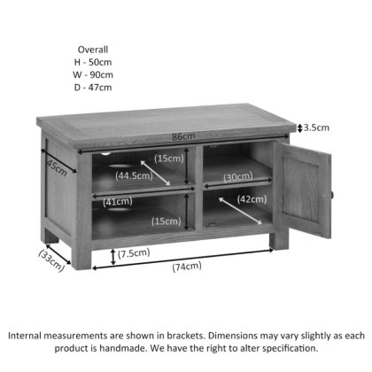 Dallow Rustic Standard TV Unit