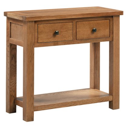 Dallow Rustic 2 Drawer Console Table Dallow Rustic 2 Drawer Console Table