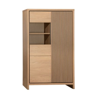 MaxFurn Levanzo Glazed Cabinet (1 Glazed Door / 2 Doors) MaxFurn Levanzo Glazed Cabinet (1 Glazed Door / 2 Doors)