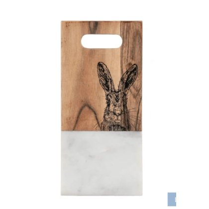 Hare Board Small White Marble Hare Board Small White Marble