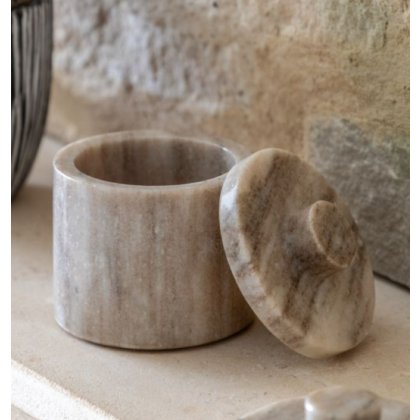 Tarragona Marble Storage Jar - Medium