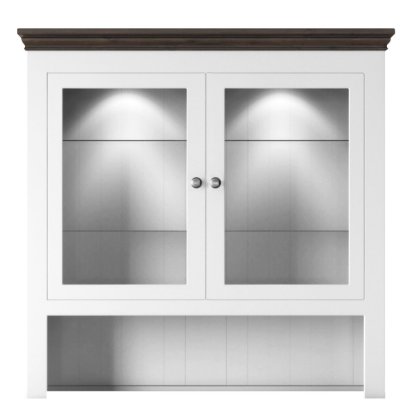 Hill & Hunter New England Small 2 Glazed Door Dresser Rack
