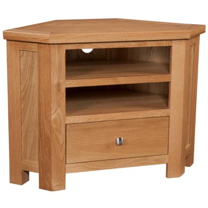 Dallow Oak Corner TV Unit