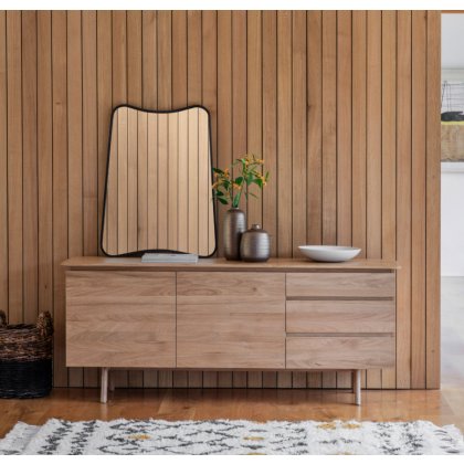 Madrid 2 Door 3 Drawer Sideboard - Oak