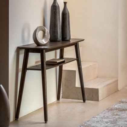 Hatfield Console Table - Smoked Oak Hatfield Console Table - Smoked Oak