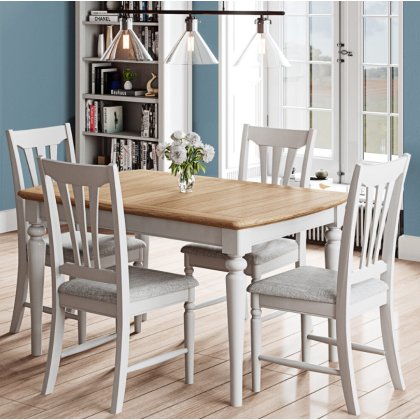 Lingwood Painted Medium Extending Dining Table