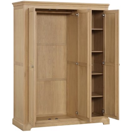 Lingwood Oak Triple Wardrobe