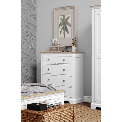 Lingwood Painted White 2 Over 3 Chest