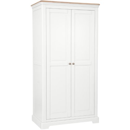 Lingwood Painted White All Hanging Double Wardrobe