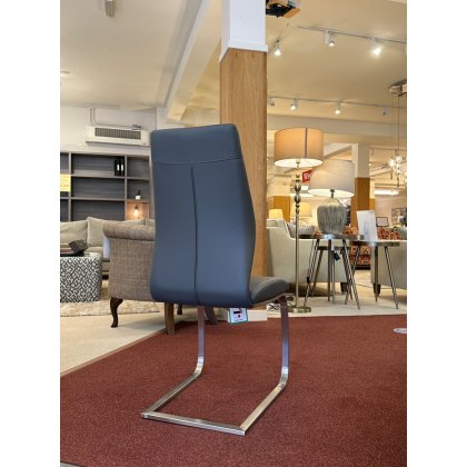 Vida Dining Chair Grey PU (Was: £140 / Now £49)
