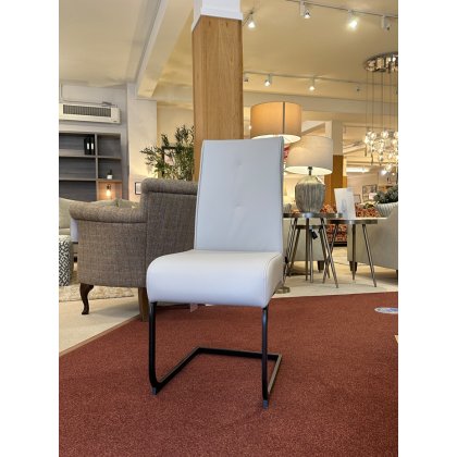 Vida Dining Chair Diana Taupe PU (Was: £140 / Now £49)