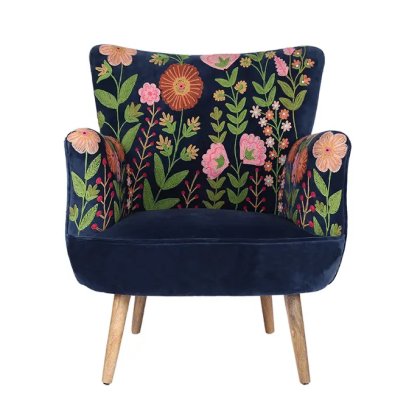 Blossome Navy Chair