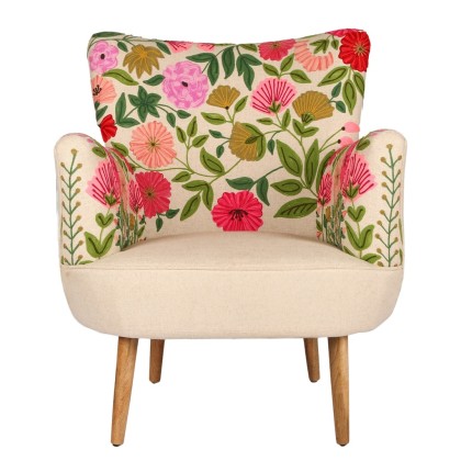 Boho Linen Chair