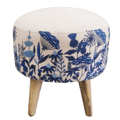 Bloom Bluebell Footstool