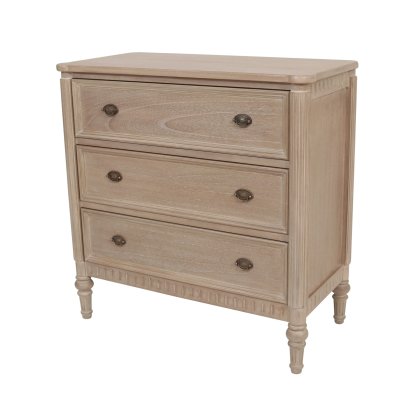 Willow 3 Drawer Chest – Timber Wash