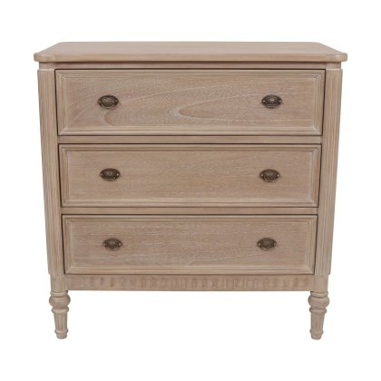 Willow 3 Drawer Chest – Timber Wash