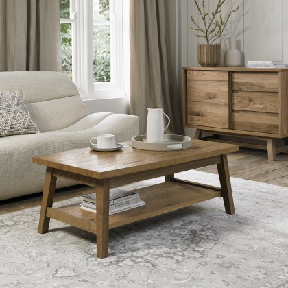 Brixton Rustic Oak Coffee Table Brixton Rustic Oak Coffee Table