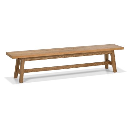 Brixton Rustic Oak Large Bench Brixton Rustic Oak Large Bench