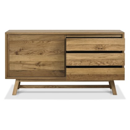 Brixton Rustic Oak Wide Sideboard Brixton Rustic Oak Wide Sideboard