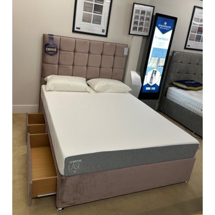 King (5ft) 2+2 Drawer Divan, Headboard & TEMPUR Mattress Set (SRP: £2,222 / NOW: £899)